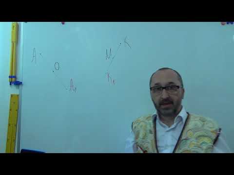 Видео: g091801 Геометричні перетворення  Центральна симетрія точок - 9 клас