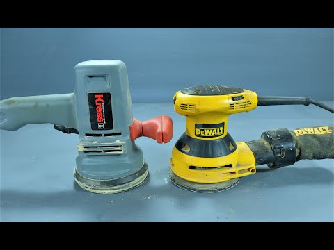 Видео: Сравнение эксцентриковых шлифмашин с разной амплитудой.Random Orbital Sander.