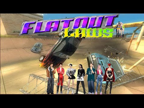 Видео: 120 МАШИН ПОЛНОГО ХАОСА И БЕЗУМИЯ FLATOUT 2 LAWS