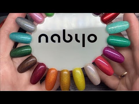 Видео: Мои новинки от Nabyo, обычные лаки. #обычныйлак #лакдляногтей #уходзаруками #ногти #маникюр 