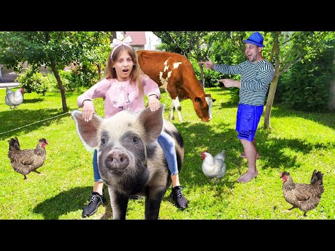 Видео: ЛЕРА 24 ЧАСА В ДЕРЕВНЕ ЖИВЕТ ДЕРЕВЕНСКОЙ ЖИЗНЬЮ.