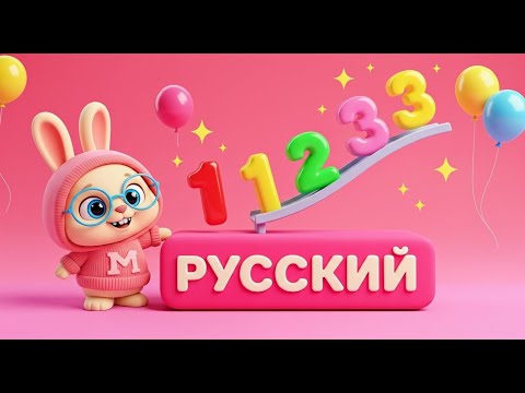 Видео: 123 на Русском 🧸 Учим Счёт для Детей | Весёлое Видео для Малышей