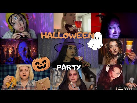 Видео: АСМР Хелуинская вечеринка 👻 Ролевая игра 🎃 Hallowen collab 