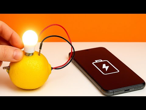 Видео: Зажёг лампочку от лимона! Эксперимент, который удивит всех! #эксперимент