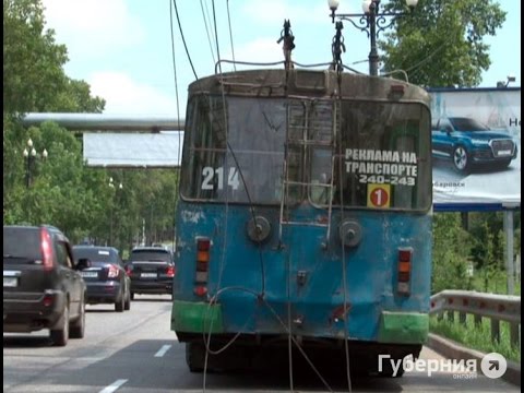 Видео: Обрыв контактной сети стал причиной простоя троллейбусов в Хабаровске.MestoproTV