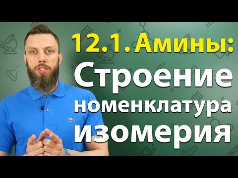 Видео: 12.1. Амины: Строение, номенклатура, изомерия. ЕГЭ по химии