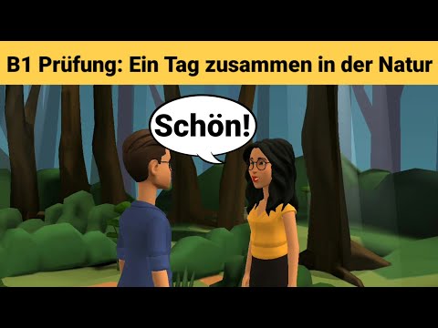 Видео: Устный экзамен по немецкому языку B1 | Планируем что-то вместе/диалог | Говорим Часть 3: На природе