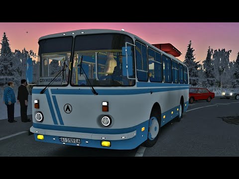 Видео: ЛАЗ-ДАЗ 695НГ Легенда на карте Деревенька