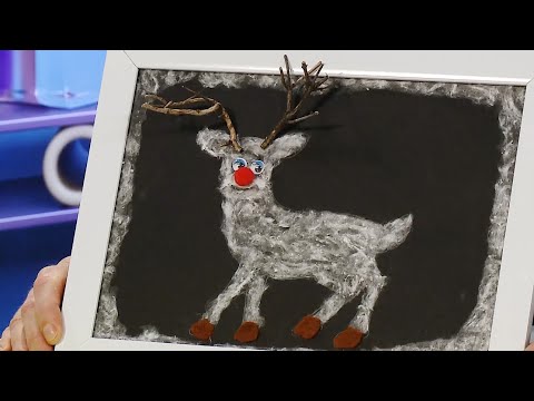 Видео: ☀️С добрым утром, малыши! Аппликация Олень - Мастерская