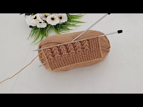 Видео: Схема вязания на двух спицах жилета, шали, свитера и кардигана