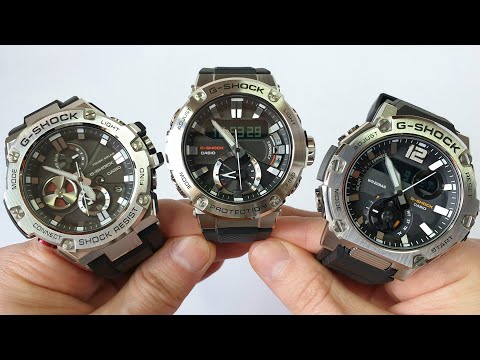 Видео: ТРИ ПОКОЛЕНИЯ СТАЛЬНЫХ G-SHOCK -ов серии G-STEEL. GST-B100, GST-B200, GST-B300