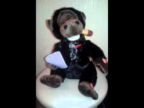 Видео: Поющая игрушка: Обезьяна с сигарой  (поет 6 песен) символ 2016 года