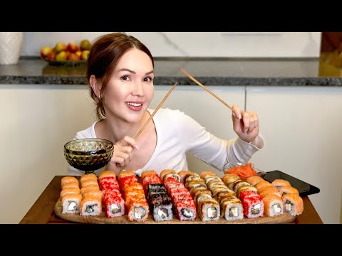 Видео: А у вас были такие свидания😂 | роллы и суши | sushi and rolls | Мукбанг |