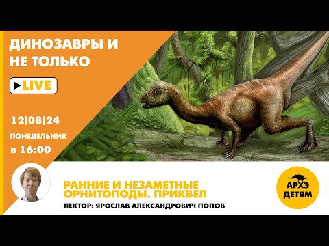 Видео: Занятие «Ранние и незаметные орнитоподы. Приквел» кружка "Динозавры и не только" с Ярославом Поповым