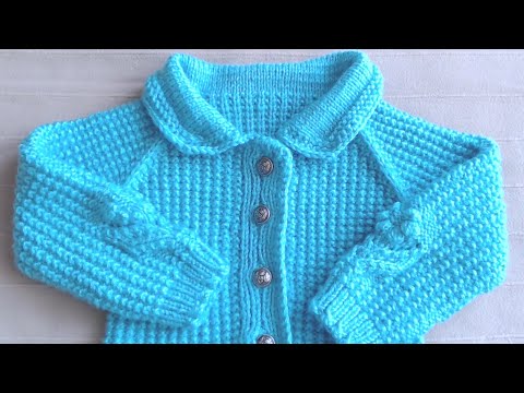 Видео: КАРДИГАН для девочки. Уменьшенный узор "ЦВЕТОК". Часть 3.