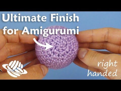 Видео: Окончательный вариант для амигуруми (правосторонняя версия)