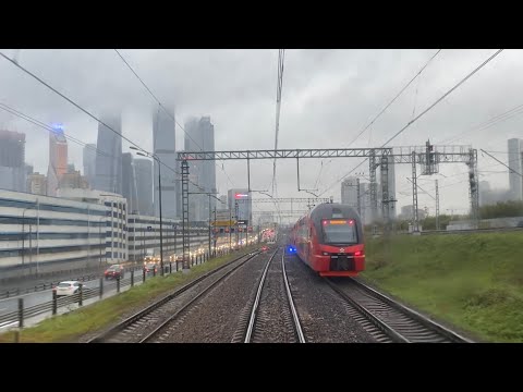 Видео: Кубинка-1 - Москва-Смоленская (Мск. ж.д., РЖД)