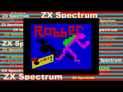 Видео: Прохождение ZX Spectrum игры Robber - ретро игры нашего детства