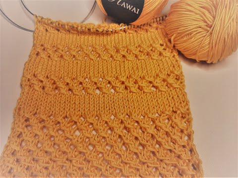 Видео: Шикарный летний ажур спицами. Вязание спицами. Knitting pattern.