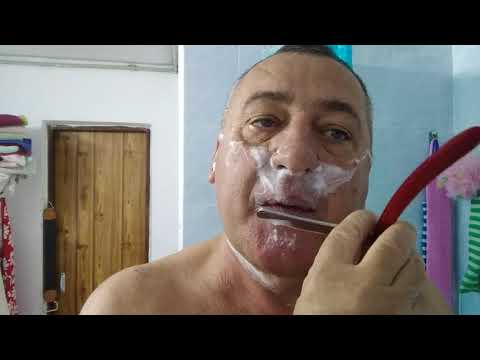 Видео: Бритьё опасной бритвой Весна 1963г.