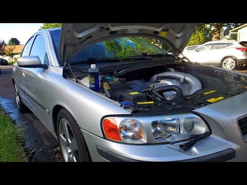 Видео: Тест прокладки головки блока цилиндров/трещины в блоке цилиндров Volvo S60R/V70R. Тест подходит д...