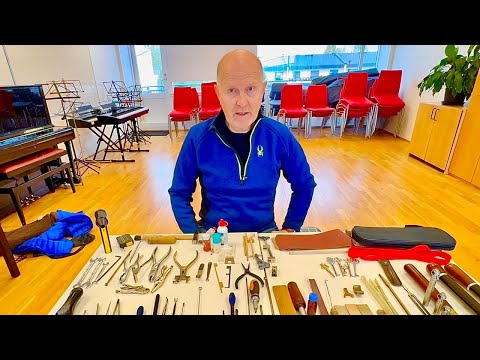Видео: ИНСТРУМЕНТЫ И ДЕТАЛИ ДЛЯ НАСТРОЙКИ И РЕМОНТА ПИАНИНО