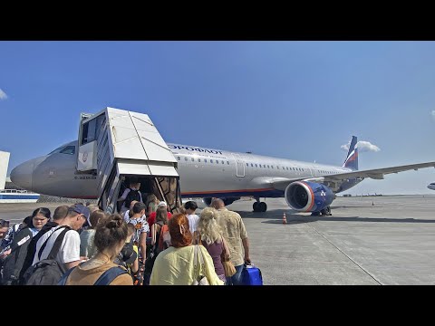 Видео: Перелёт Москва (SVO) - Калининград. "Аэрофлот", Airbus A321