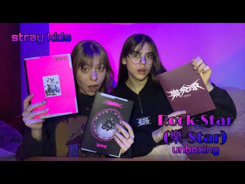 Видео: unboxing | rock-star (樂-star) - stray kids | безумный ночной анбокс