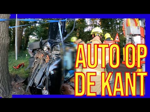 Видео: Автомобиль на боку – ДОБРОВОЛЬЦЫ ГОЛЛАНДСКИЕ ПОЖАРНЫЕ –