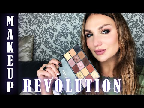 Видео: Вечерний макияж. Палетка теней MAKEUP REVOLUTION