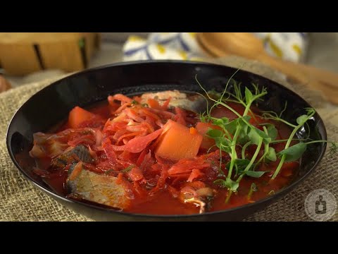 Видео: Бюджетно, просто, оригінально. БОРЩ ІЗ РИБНИМИ КОНСЕРВАМИ В ТОМАТІ, НА РИБНОМУ БУЛЬЙОНІ