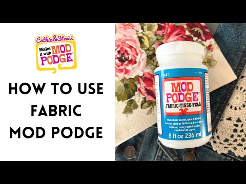 Видео: Как использовать Fabric Mod Podge