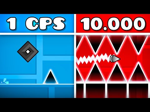 Видео: Уровни с 1 CPS VS 10,000 CPS в Geometry Dash!