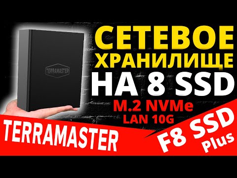 Видео: Обзор NAS TERRAMASTER F8 SSD Plus - cетевое хранилище на 8 SSD M.2 NVMe