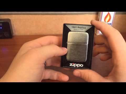 Видео: Обзор Zippo 1941 replica