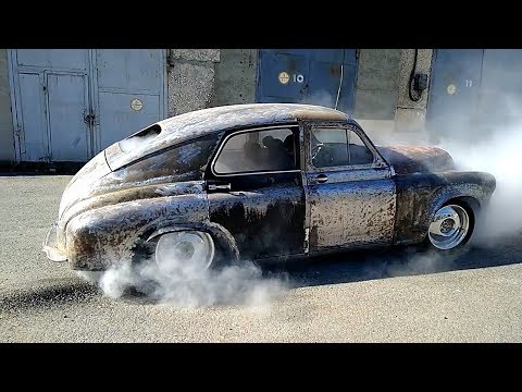 Видео: ГАЗ М-20 Победа V8 294 л.с. на базе Crown 145 + 1UZ FE VVT-i