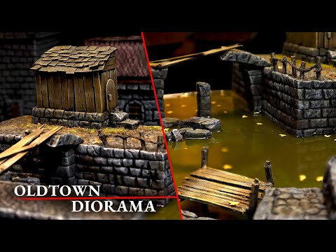 Видео: Диорама Старого города: как создать эпическую малобюджетную местность для настольных игр (перезаг...