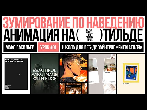 Видео: Зумирование по наведению. Анимация на Тильде. Урок #1