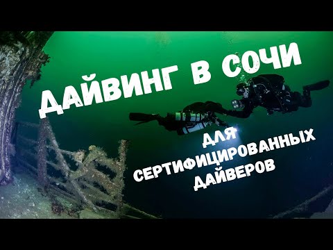 Видео: Дайвинг в Сочи. Мыс Видный. Дайвинг для сертифицированных дайверов. С кем понырять опытному дайверу.