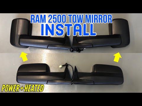 Видео: Обязательно установите обновление при буксировке! Установка и обзор буксировочного зеркала для RA...