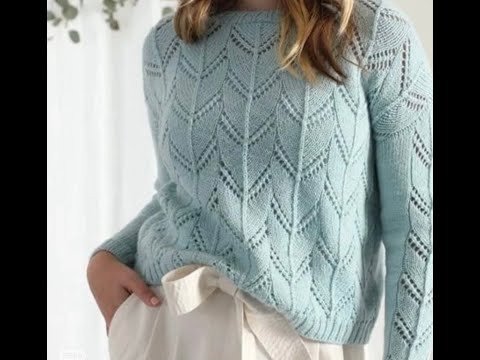 Видео: Уютные вязаные модели. Схемы вязания.