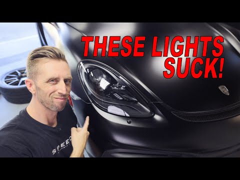 Видео: Ярче и белее фары Porsche! | Светодиодное обновление для автомобилей PDLS