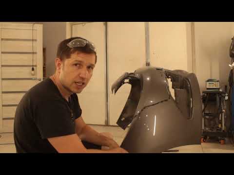 Видео: Пайка бампера, простой ремонт сложного повреждения.