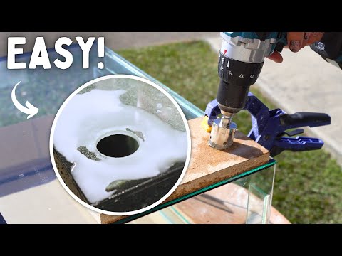 Видео: Как просверлить отверстие в стеклянном аквариуме (пошаговое руководство)