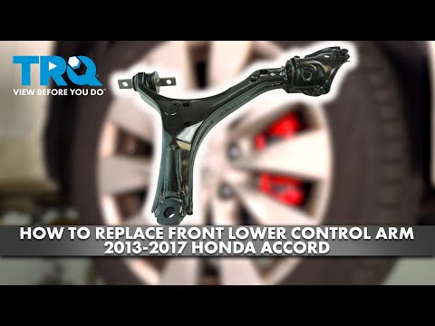 Видео: Как заменить передний нижний рычаг подвески Honda Accord 2013-2017