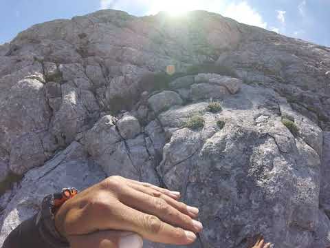 Видео: Пирин - Северната стена на Вихрен по маршрут "Скалния жлеб" - 12