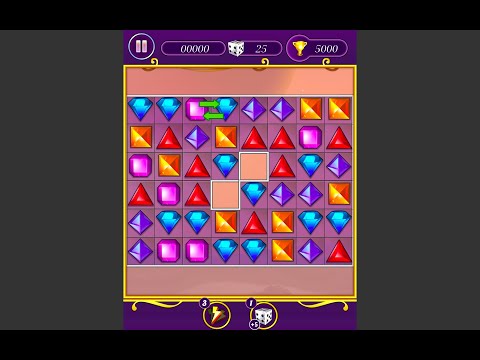 Видео: Игра "Джевелс Блиц" (Jewels Blitz) - прохождение