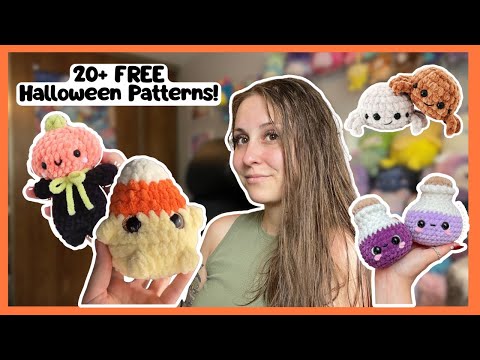 Видео: 20+ БЕСПЛАТНЫХ выкроек на Хэллоуин! 🎃 Идеально для рынков и небольшого количества шитья