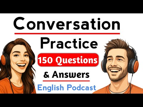 Видео: ⚡ Практика разговорного английского — 150 распространённых вопросов и ответов для начинающих | По...