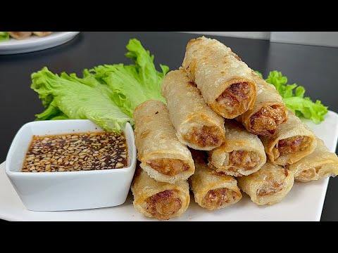 Видео: Приготовьте хрустящие куриные рулетики с ультра-гурме-соусом домашнего приготовления для рулетиков!
